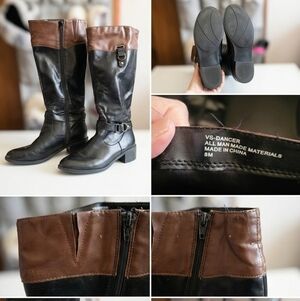 VS-Dancer Black and Brown Riding Boots